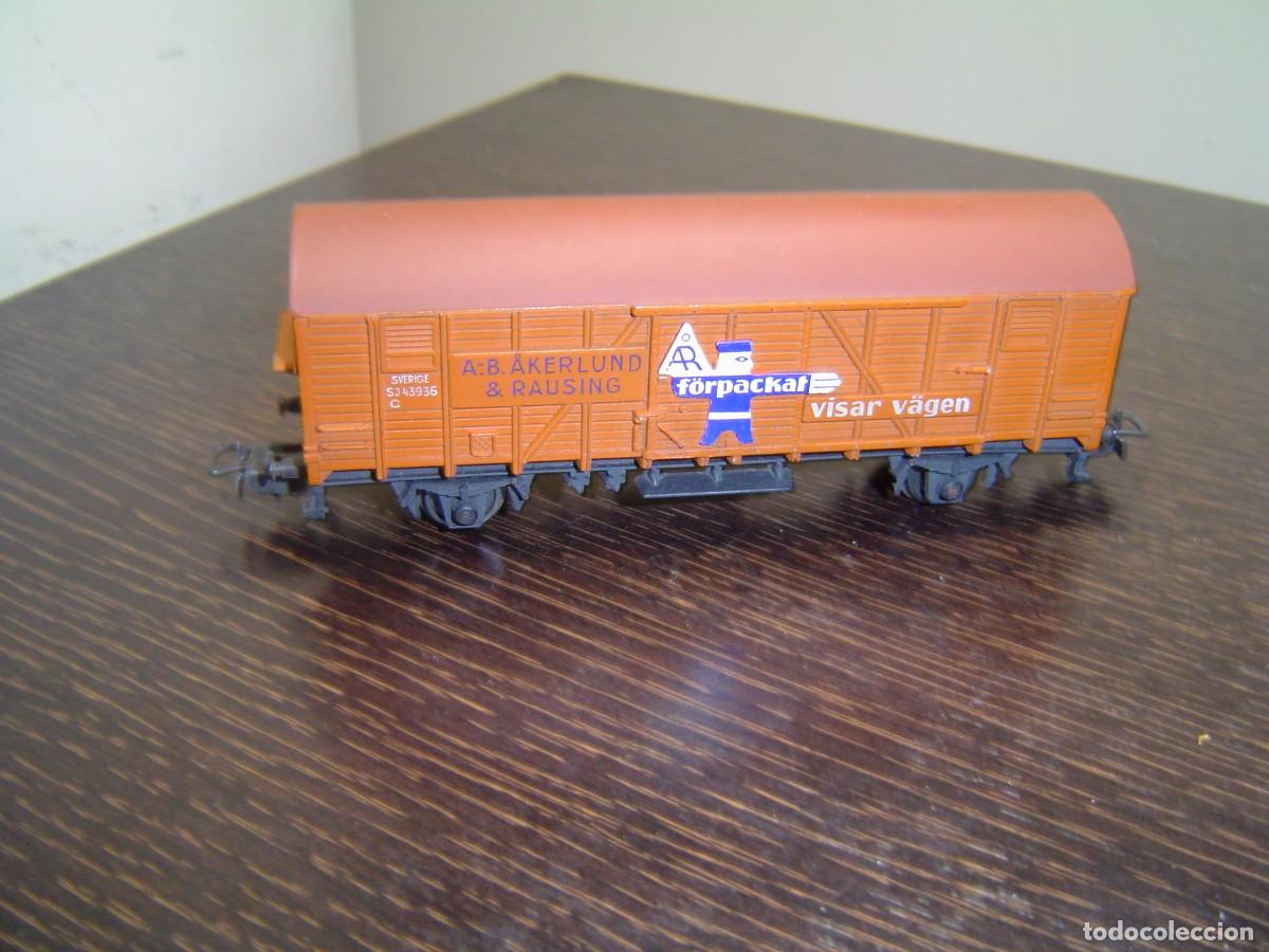Trenes escala: Pocher. Vag&oacute;n de mercancias &rdquo;Torpackat&rdquo;. - Foto 3