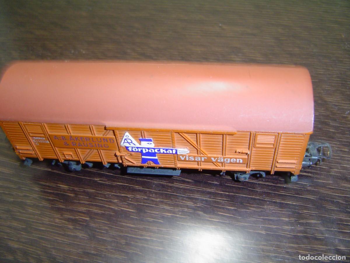 Trenes escala: Pocher. Vag&oacute;n de mercancias &rdquo;Torpackat&rdquo;. - Foto 5