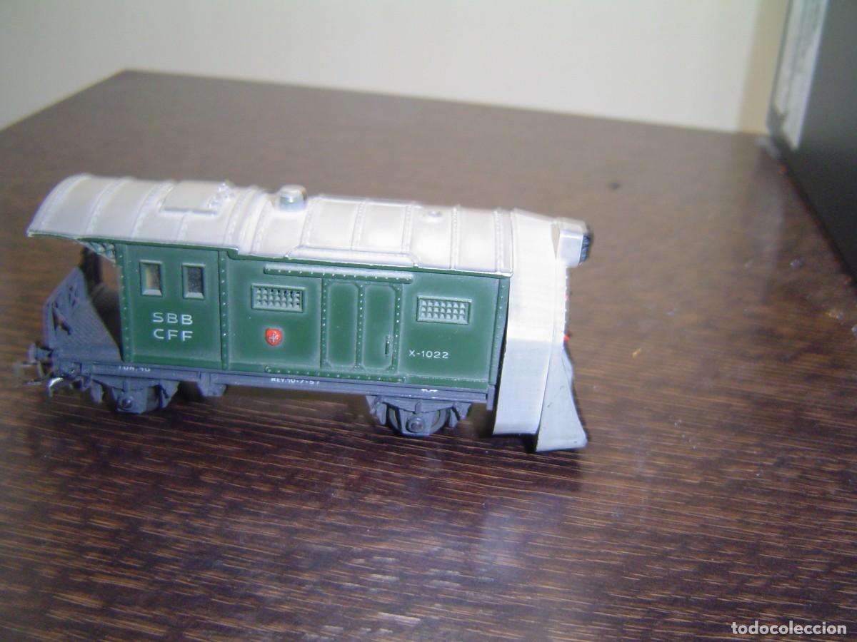 Trenes escala: Pocher. Antiguo vag&oacute;n con Helice. - Foto 3