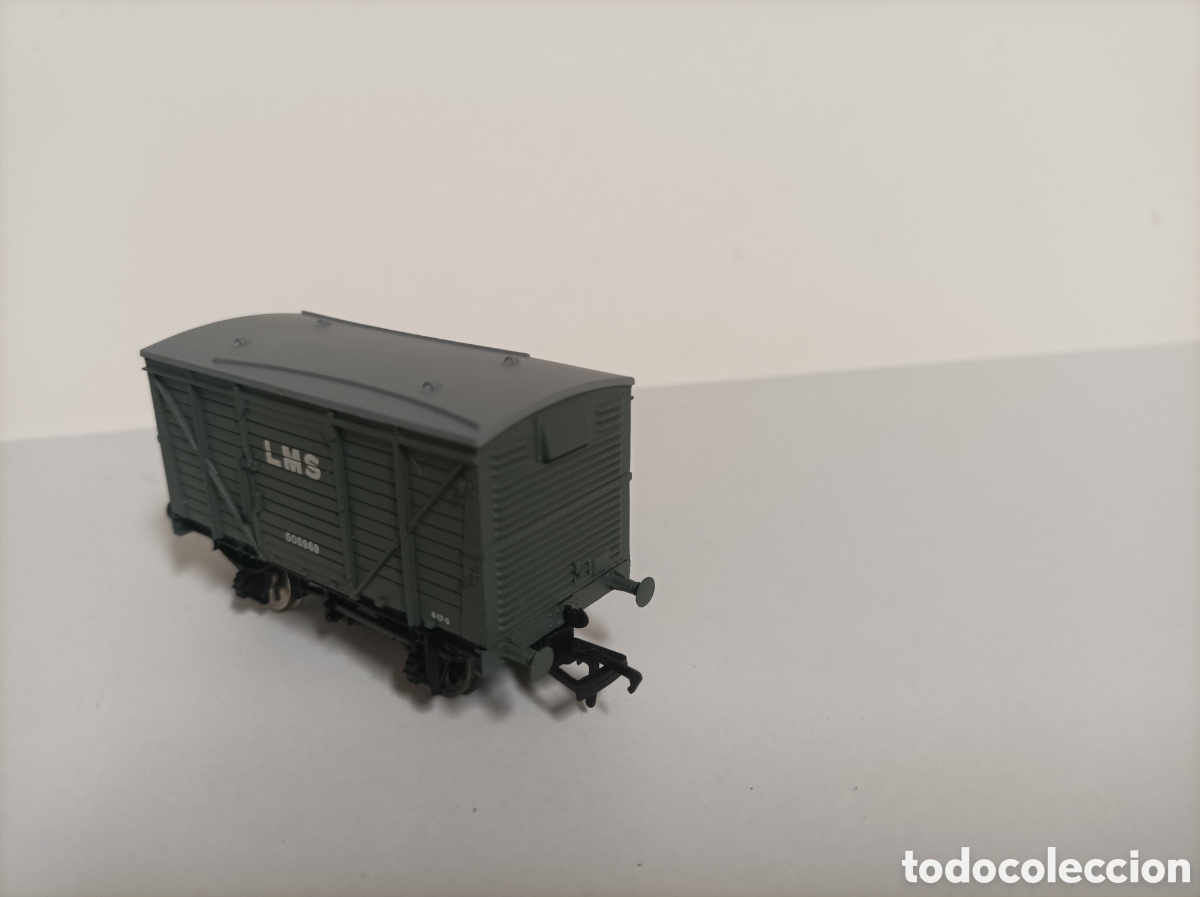 Trenes escala: Vag&oacute;n carga cerrado LMS - Foto 2