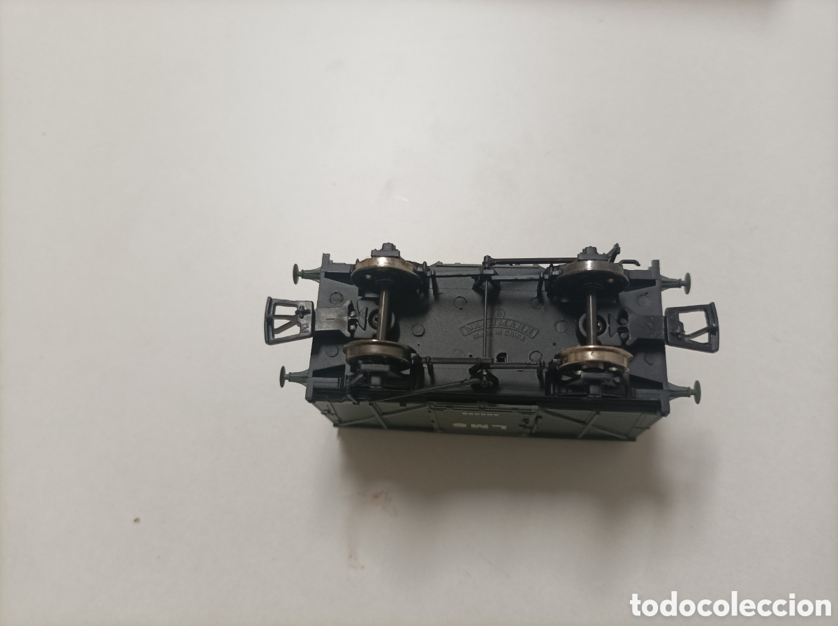 Trenes escala: Vag&oacute;n carga cerrado LMS - Foto 3