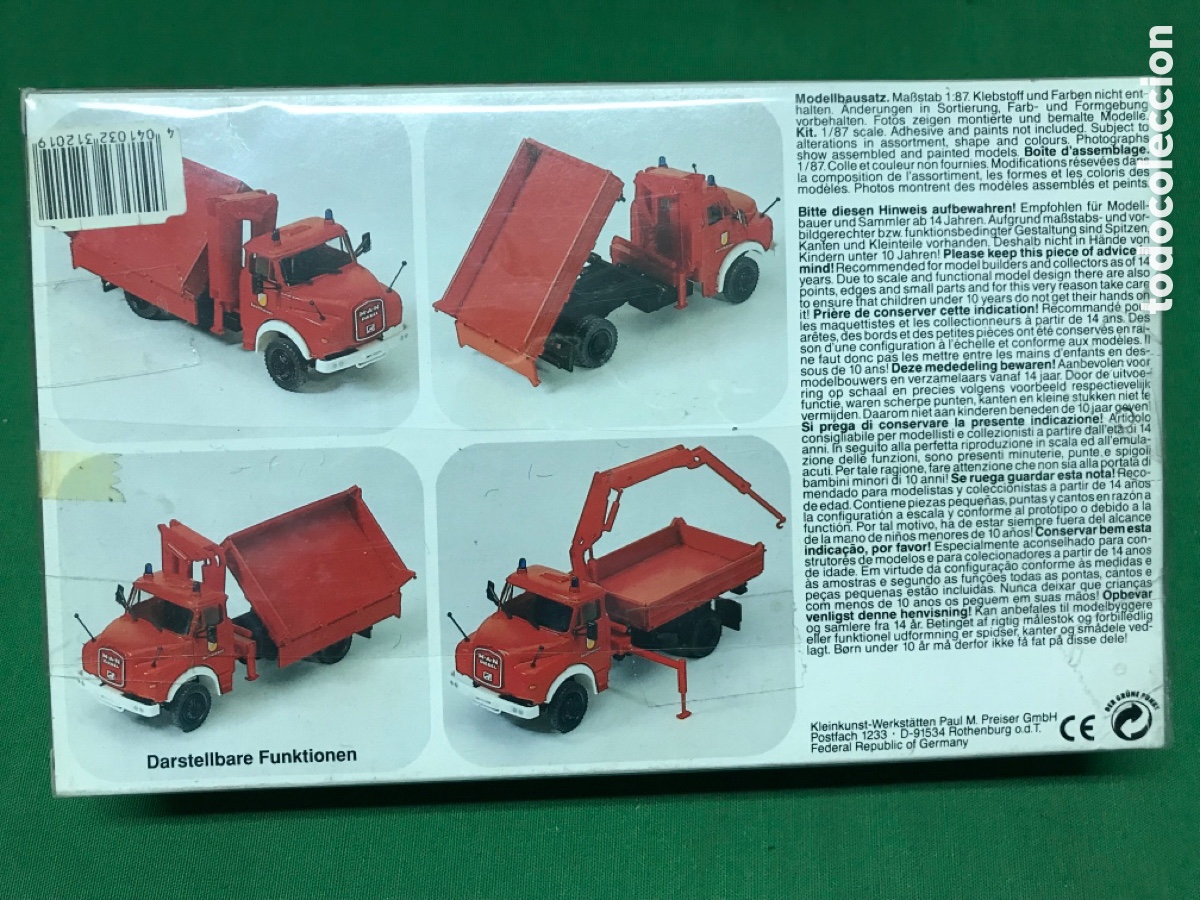 Trenes escala: Coche para montar HO Preiser - Foto 2