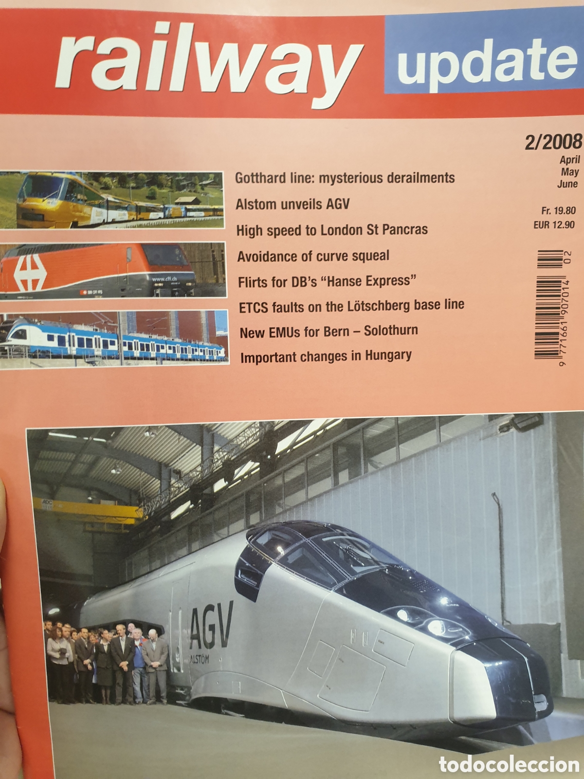 Trenes escala: Revista Railway update. N&uacute;mero 2, a&ntilde;o 2008 - Foto 1