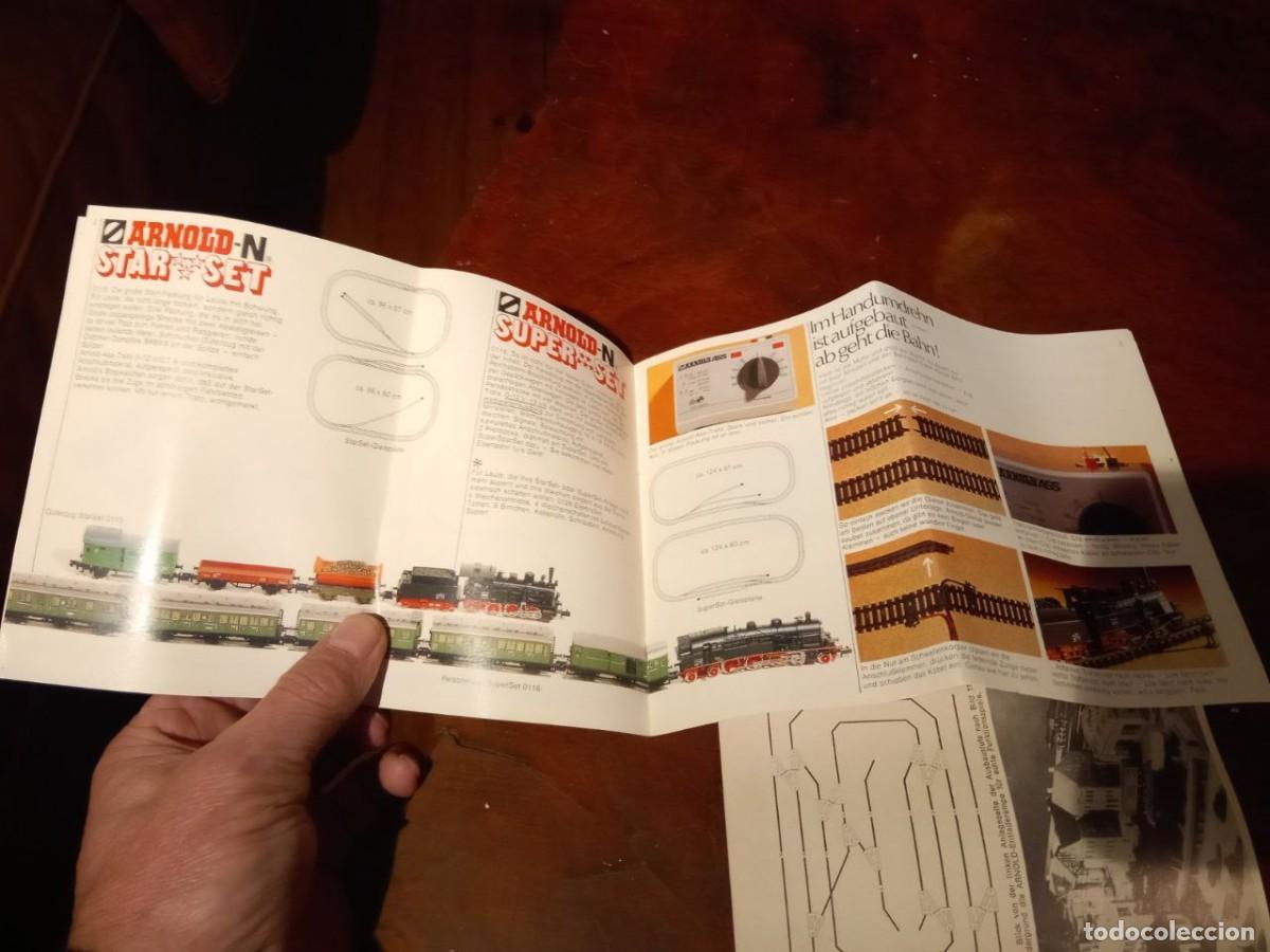 Trenes escala: FOLLETOS DE TREN ARNOLD SCALA N - Foto 4