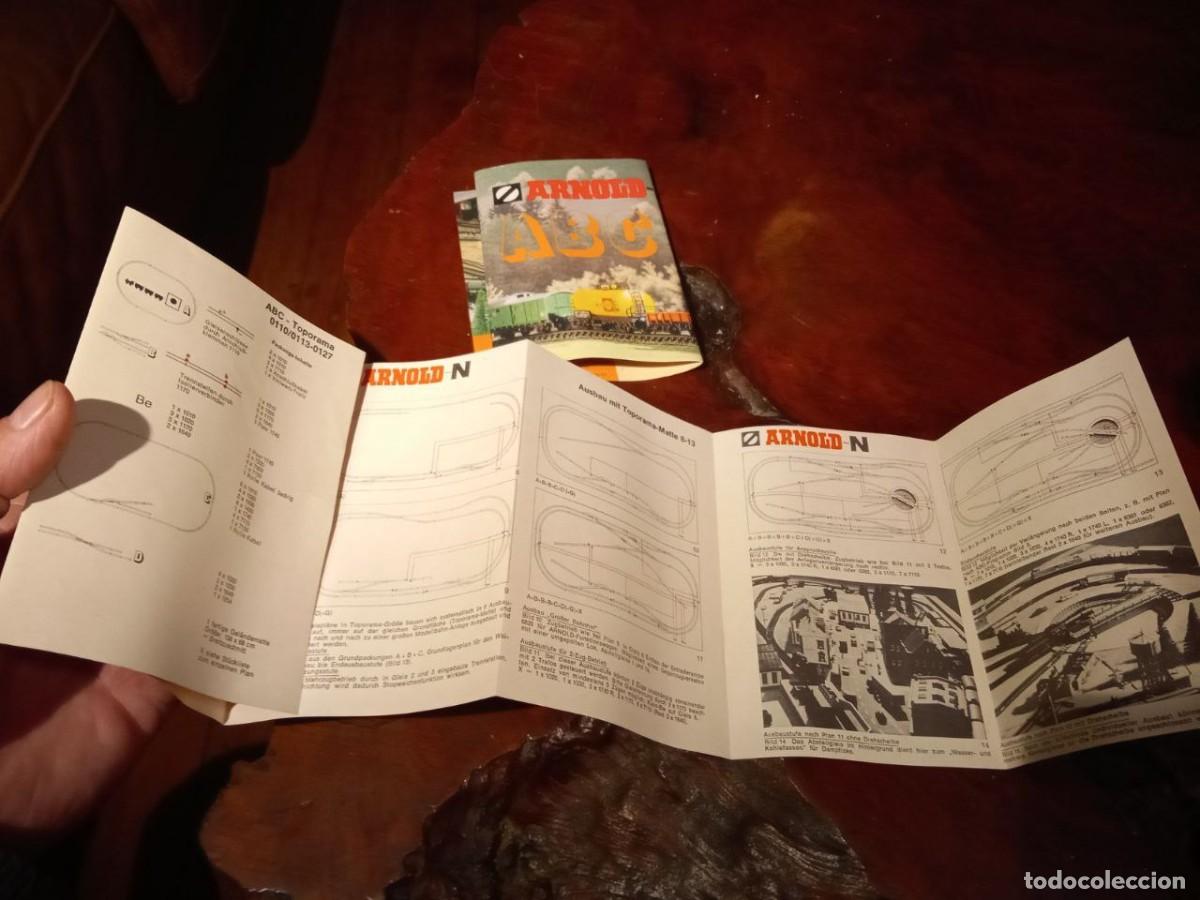 Trenes escala: FOLLETOS DE TREN ARNOLD SCALA N - Foto 6