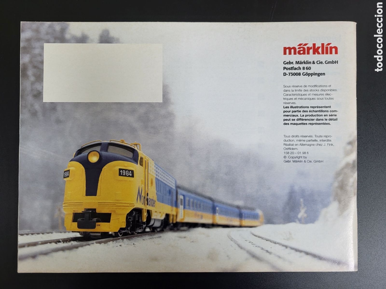 Trenes escala: CATALOGO MARKLIN 1998 - Foto 2