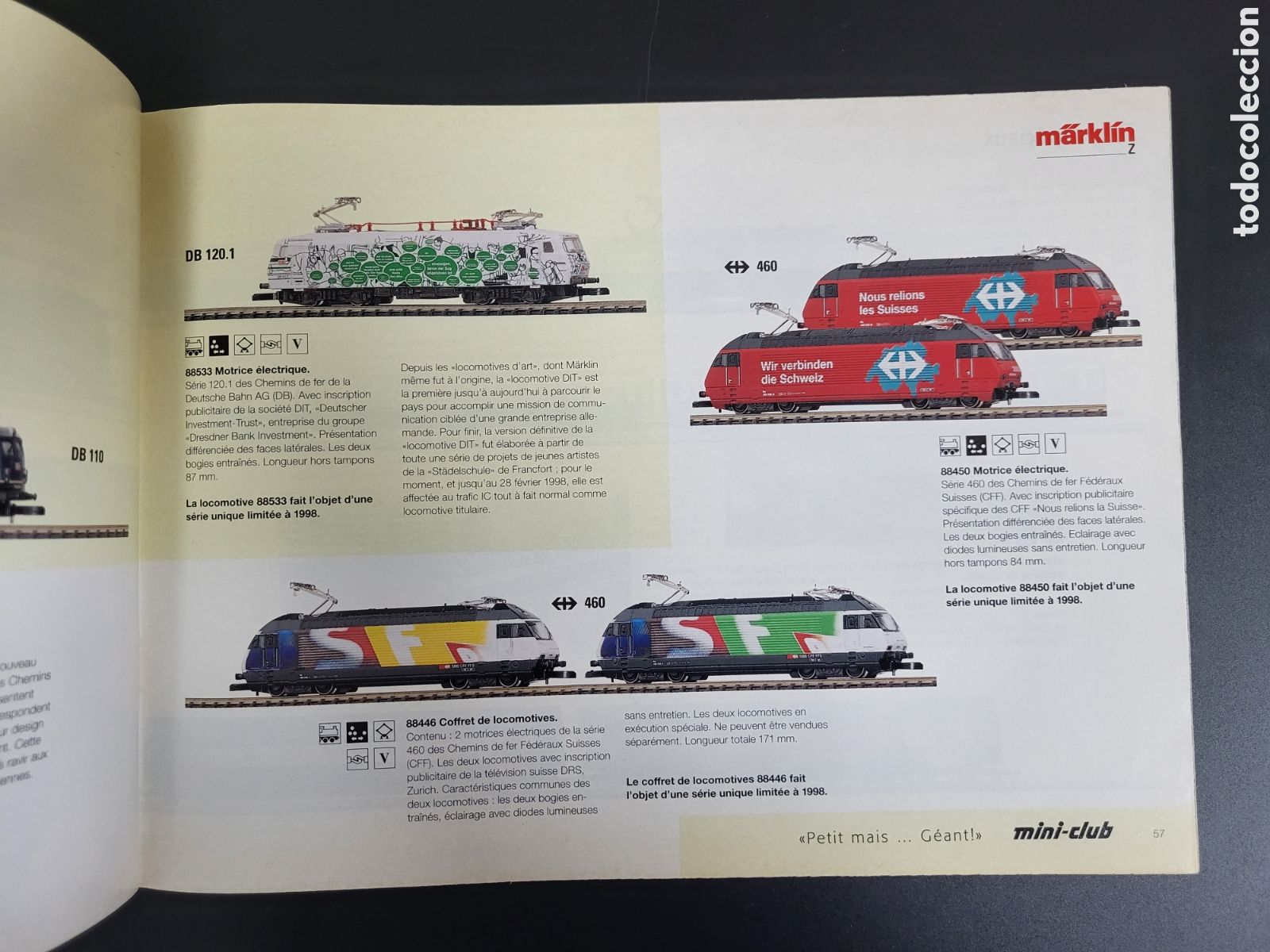 Trenes escala: CATALOGO MARKLIN 1998 - Foto 3