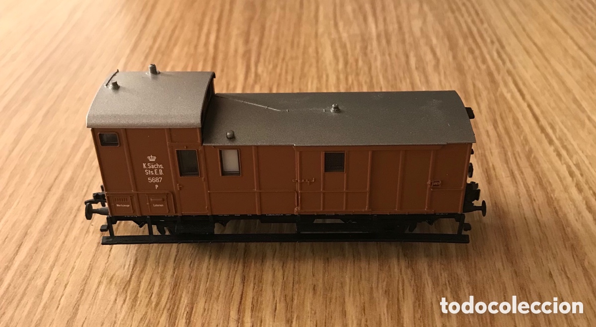 Trenes escala: Vag&oacute;n de tren K. SACHS STS E.B. HO - Foto 1