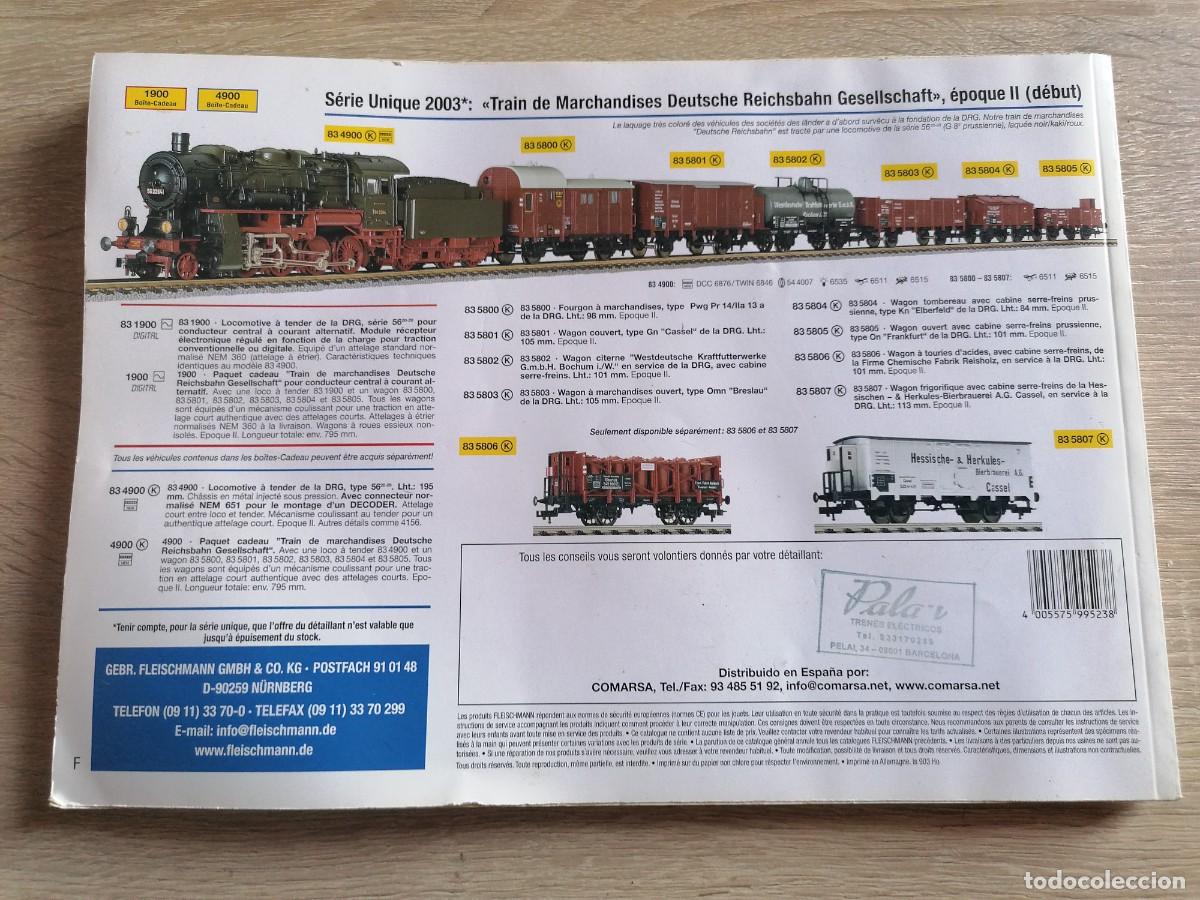 Trenes escala: CATALOGO TREN TRENES * FLEISCHMANN * HO ** 2003 2004 - Foto 5