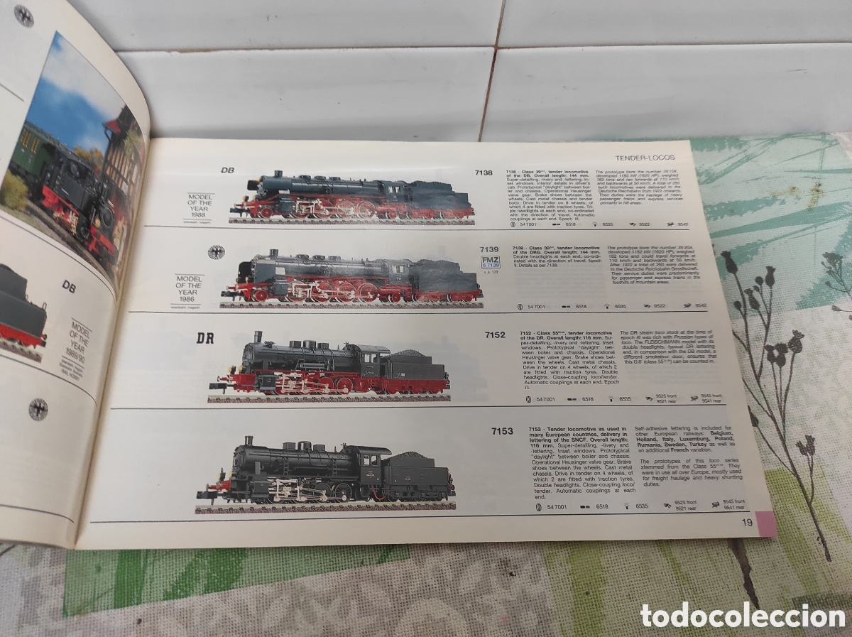 Trenes escala: Trenes cat&aacute;logo Fleischmann 1998/99 - Foto 2