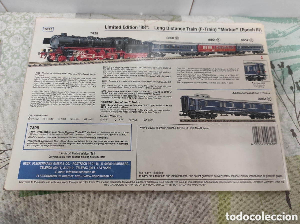 Trenes escala: Trenes cat&aacute;logo Fleischmann 1998/99 - Foto 4