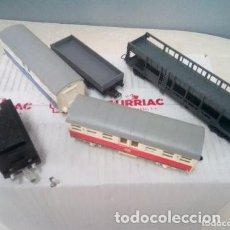 Trenes Escala: LOTE DE 5 VAGONES DOS LIMA DOS JYESA Y EL DE COCHES ? ,. Lote 397915654