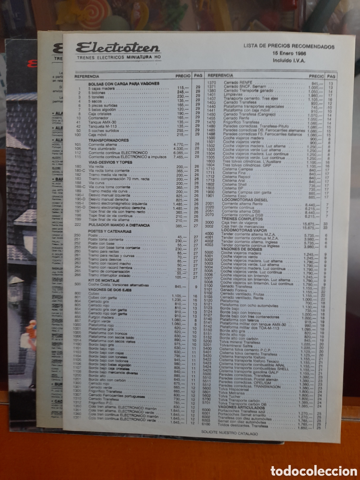 Trenes escala: Catalogo electrotren 1986 - Foto 5