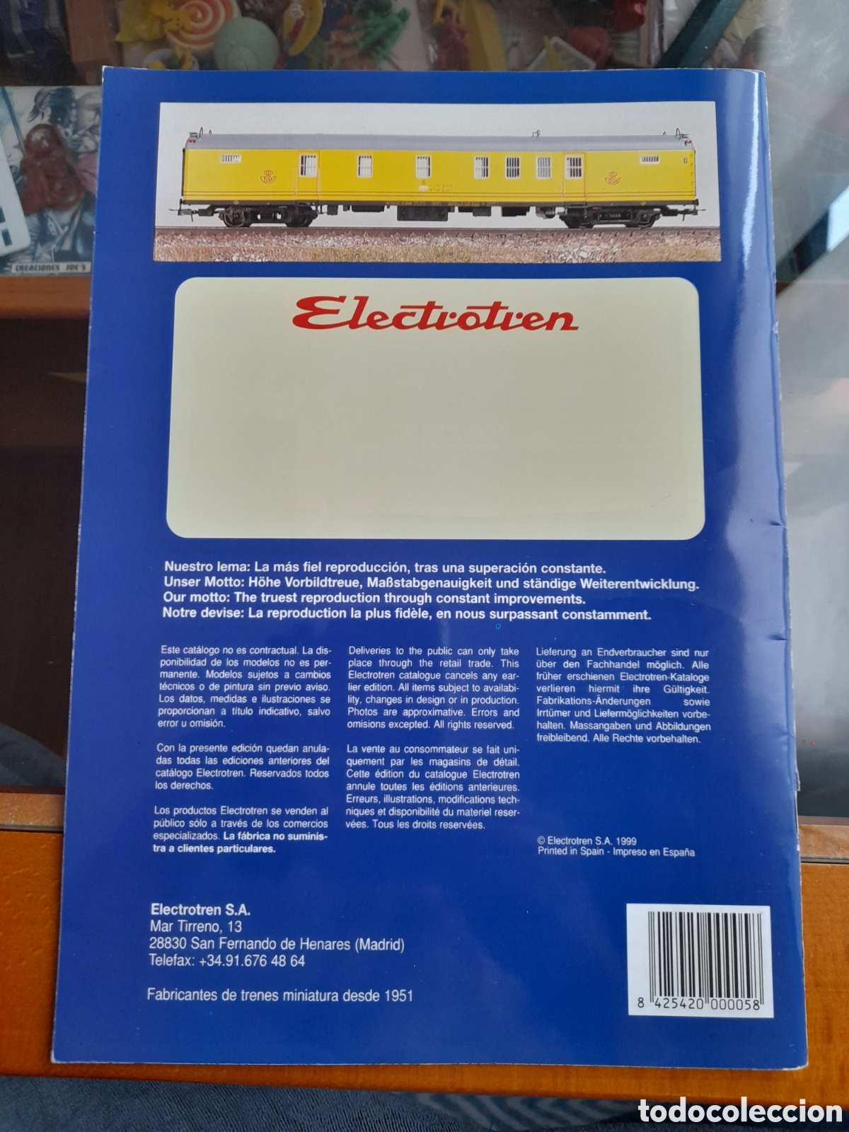 Trenes escala: Catalogo electrotren 1999 - Foto 2