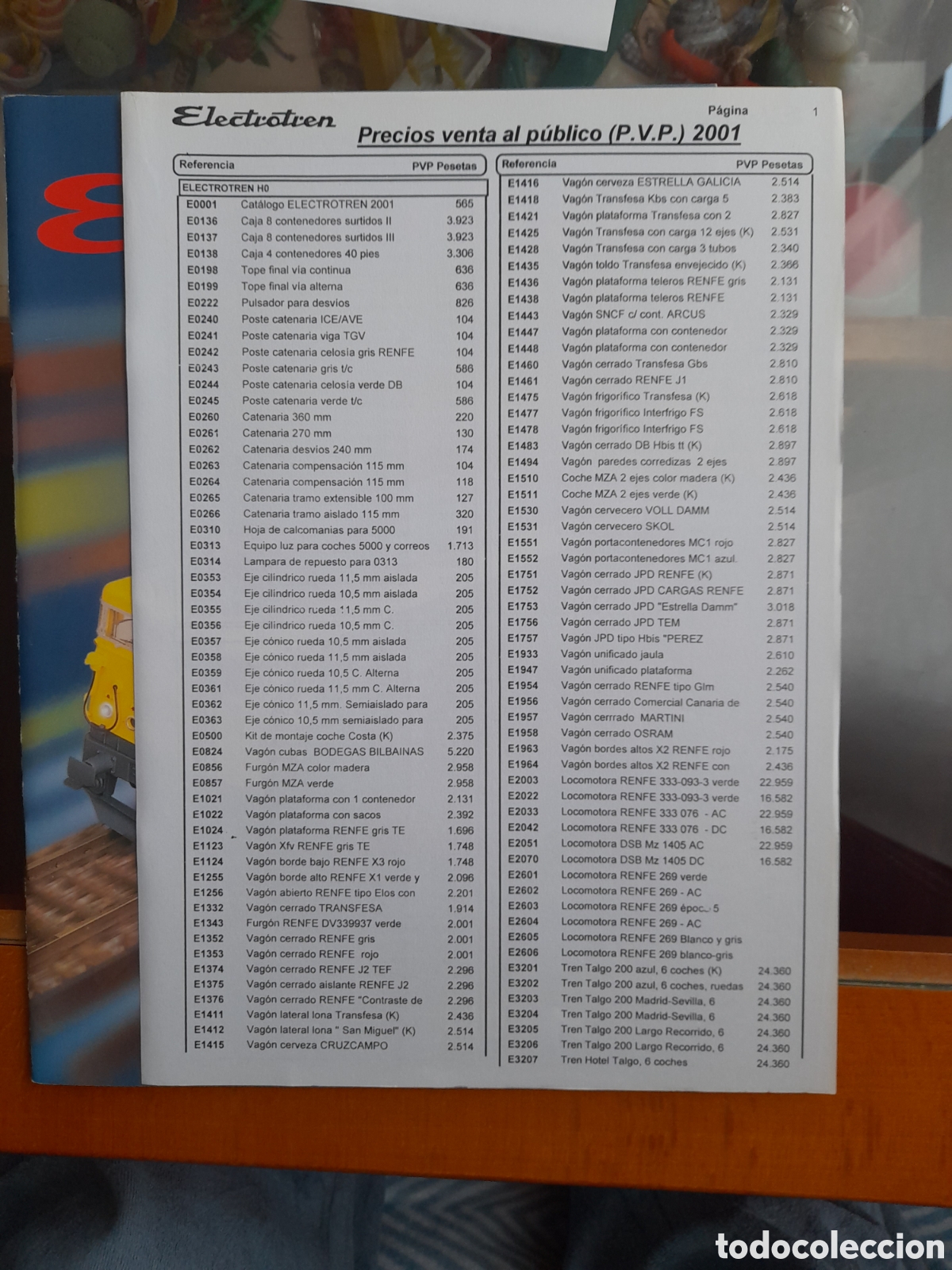 Trenes escala: Catalogo electrotren 2001 - Foto 4