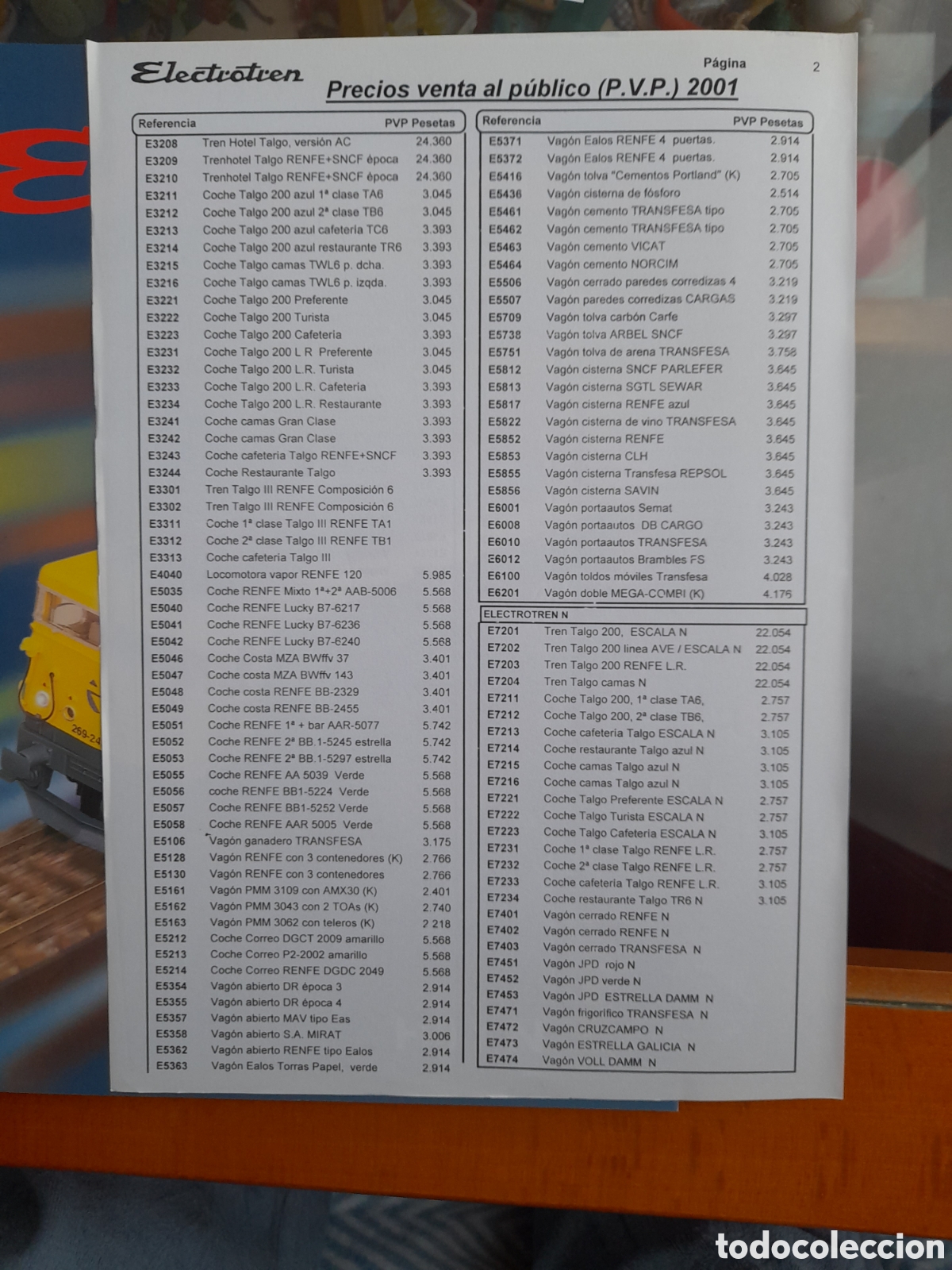 Trenes escala: Catalogo electrotren 2001 - Foto 5