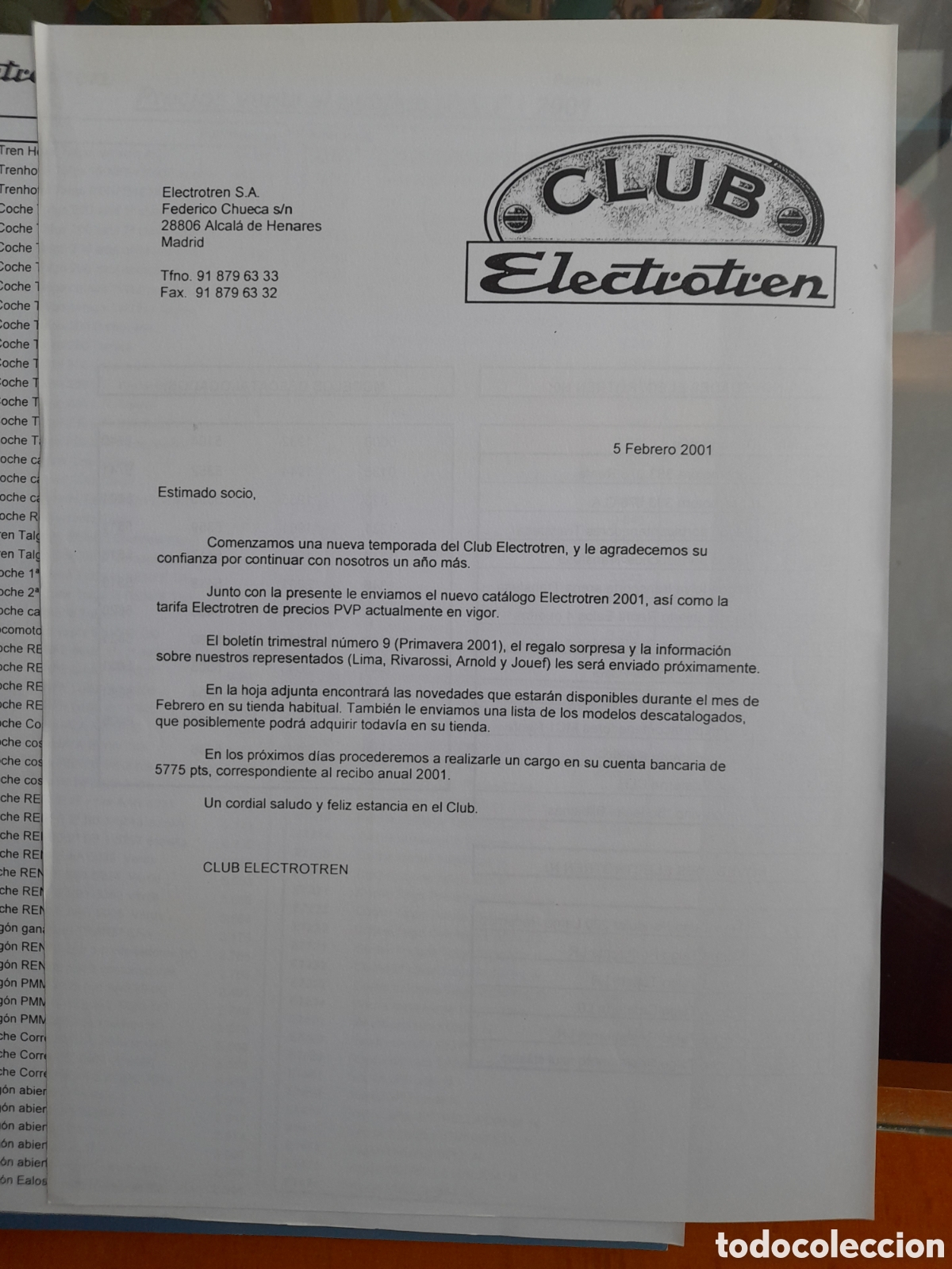 Trenes escala: Catalogo electrotren 2001 - Foto 6