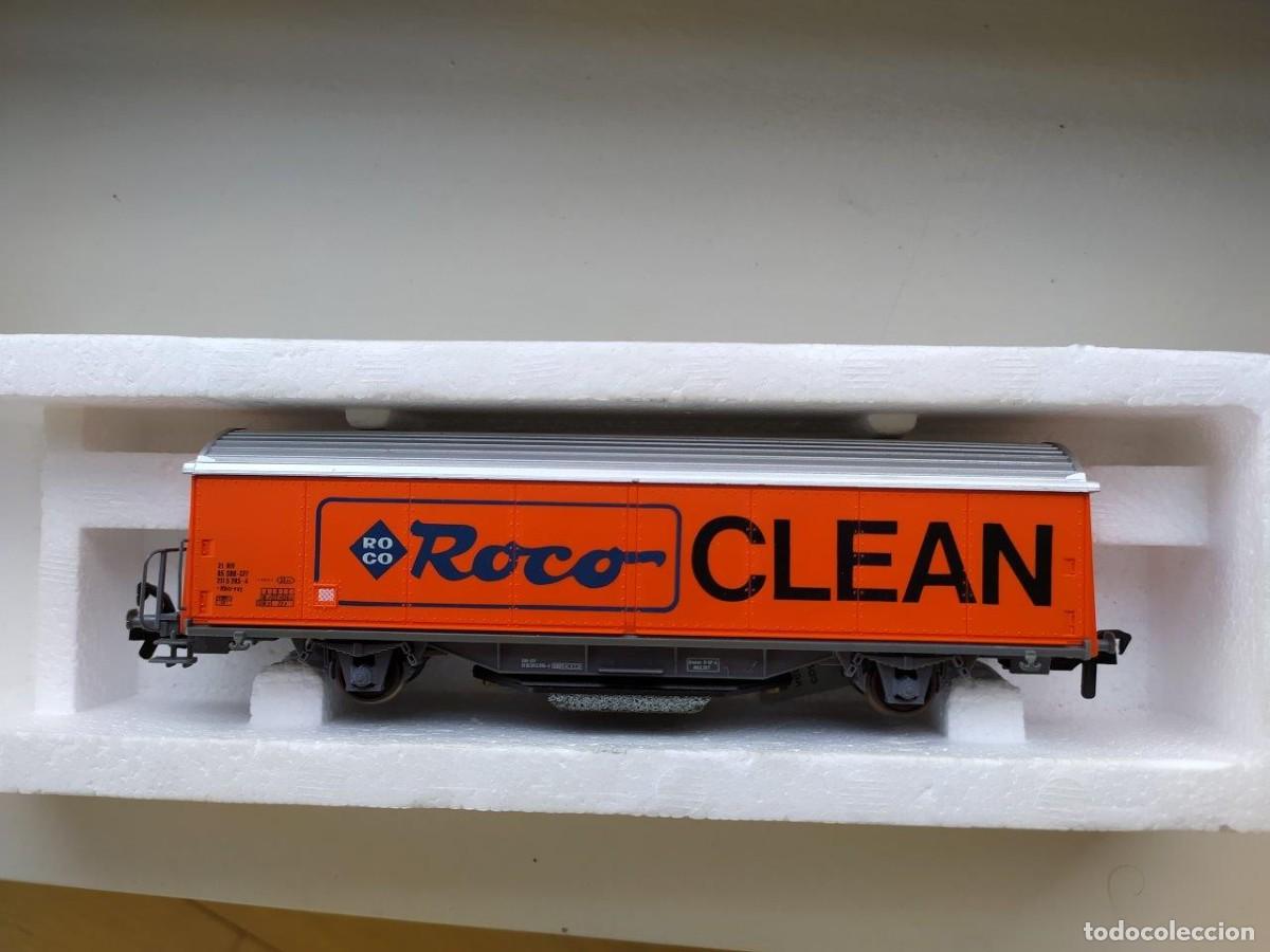 Trenes escala: Vag&oacute;n limpia v&iacute;as Roco - Foto 1