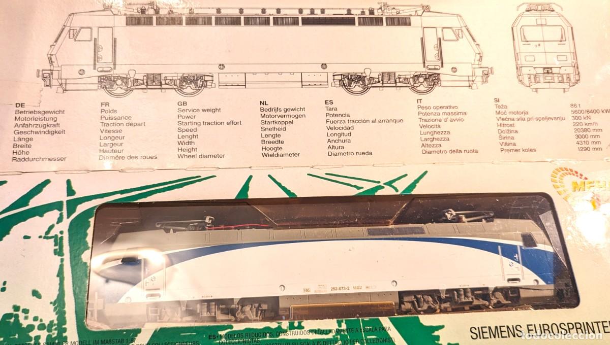 locomotora renfe 252 de mehano - Acheter Autres maquettes et trains à  l'échelle H0 sur todocoleccion