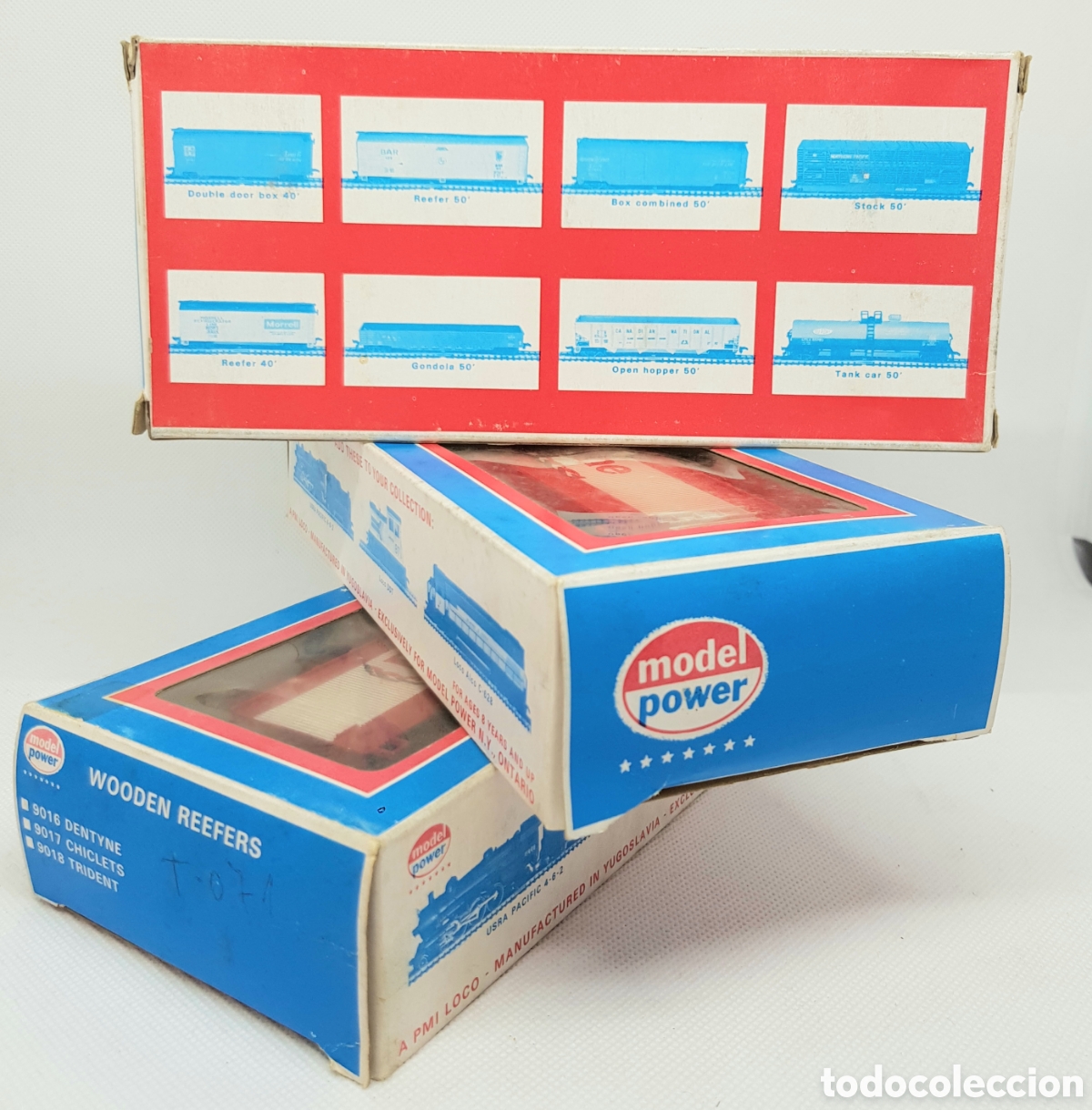 Trenes escala: 3 furgones Dentyne H0 - Foto 6