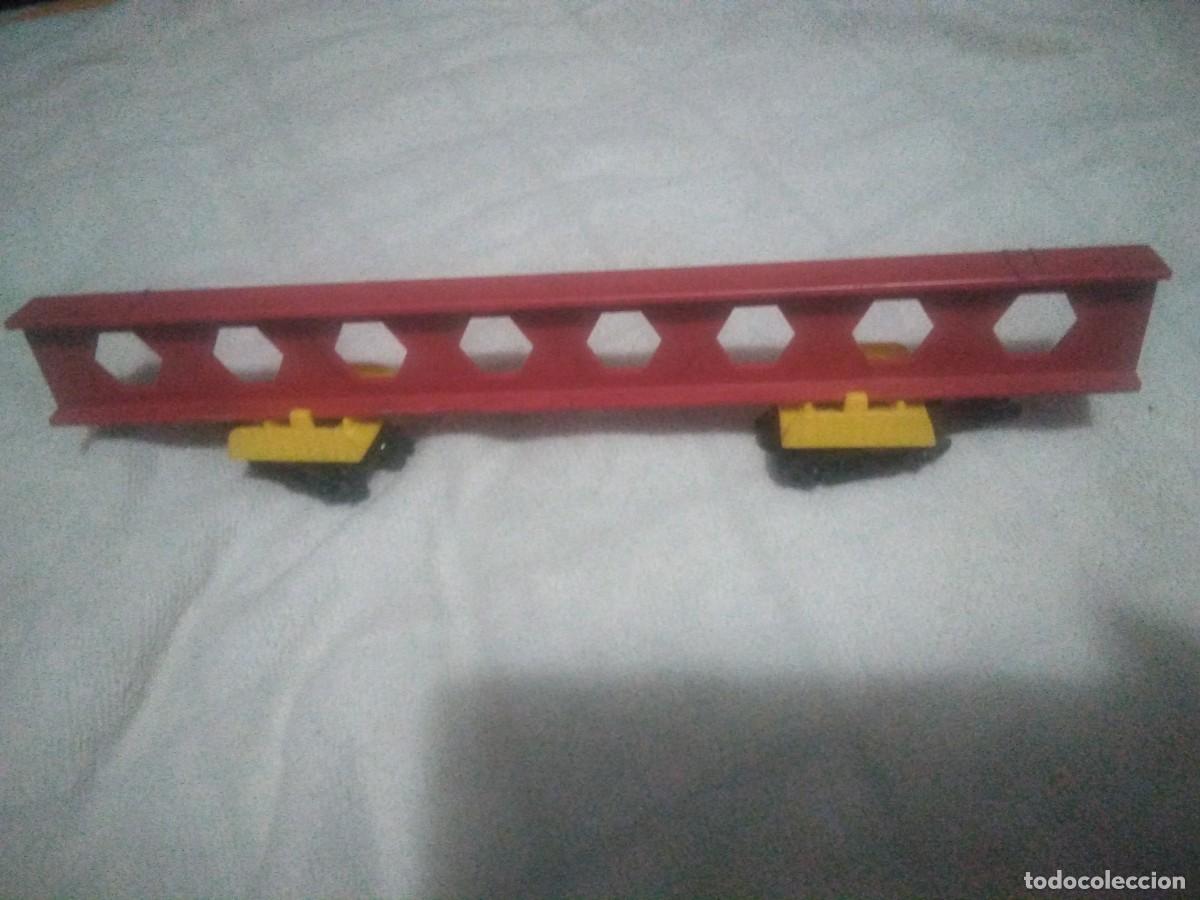 Trenes escala: vagon de transporte de vigas 28 cm. - Foto 1