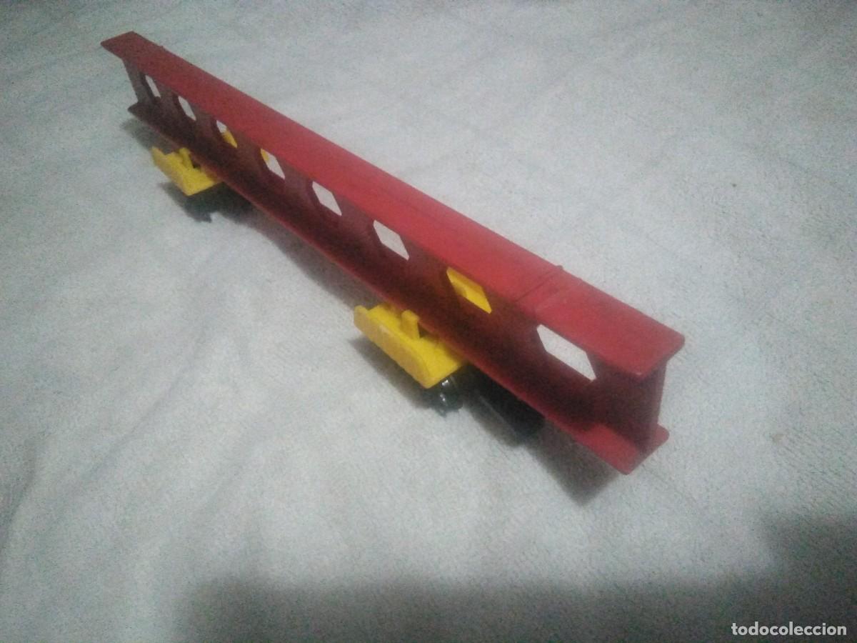 Trenes escala: vagon de transporte de vigas 28 cm. - Foto 2