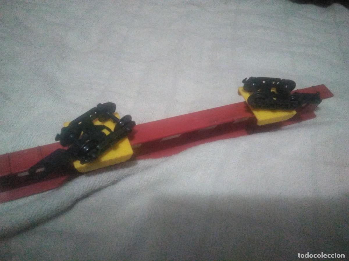 Trenes escala: vagon de transporte de vigas 28 cm. - Foto 3