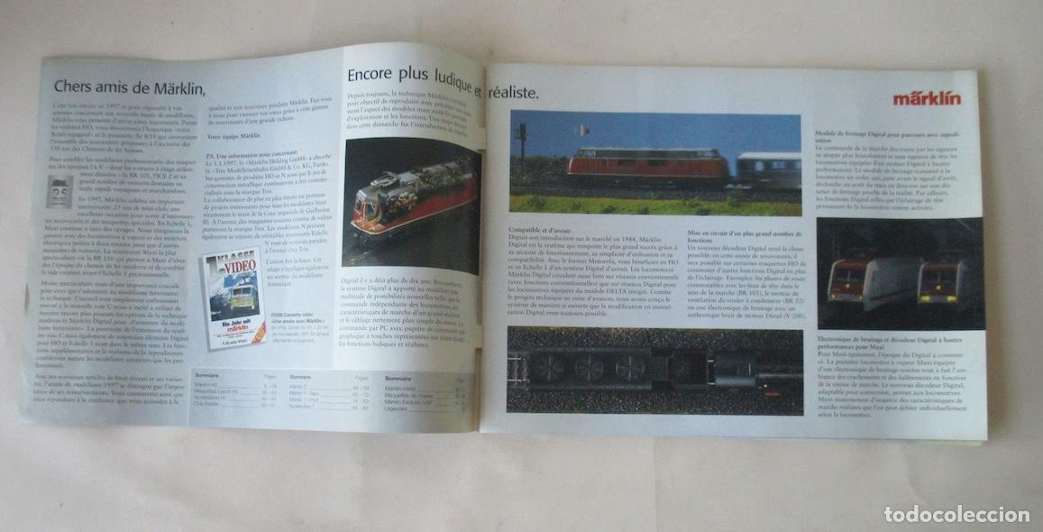 Trenes escala: CATALOGO MARKLIN - NOUVEAUTES 1997 - Foto 2