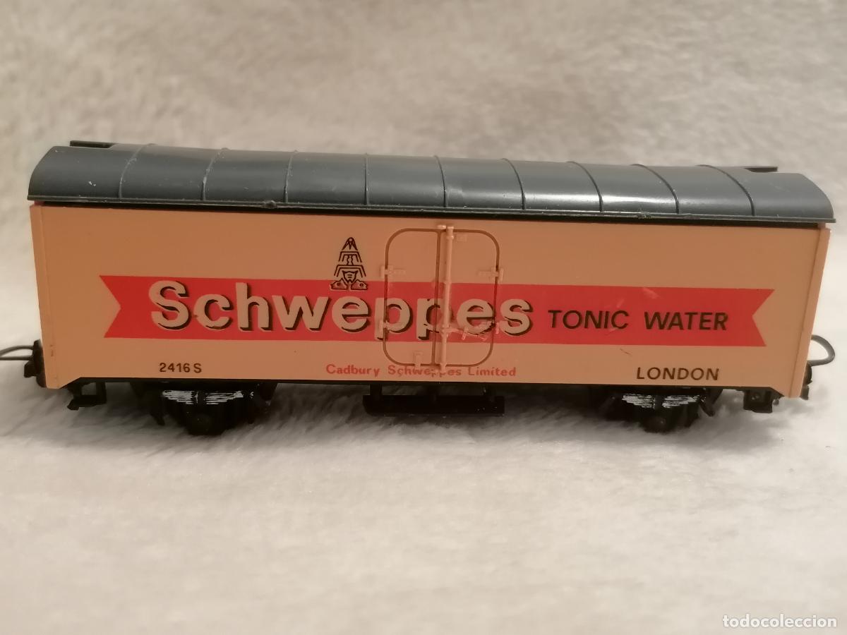 Trenes escala: VAGON CON DEPOSITO SCHWEPPES TONIC WATER - Foto 2