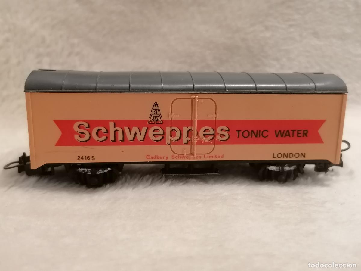 Trenes escala: VAGON CON DEPOSITO SCHWEPPES TONIC WATER - Foto 1