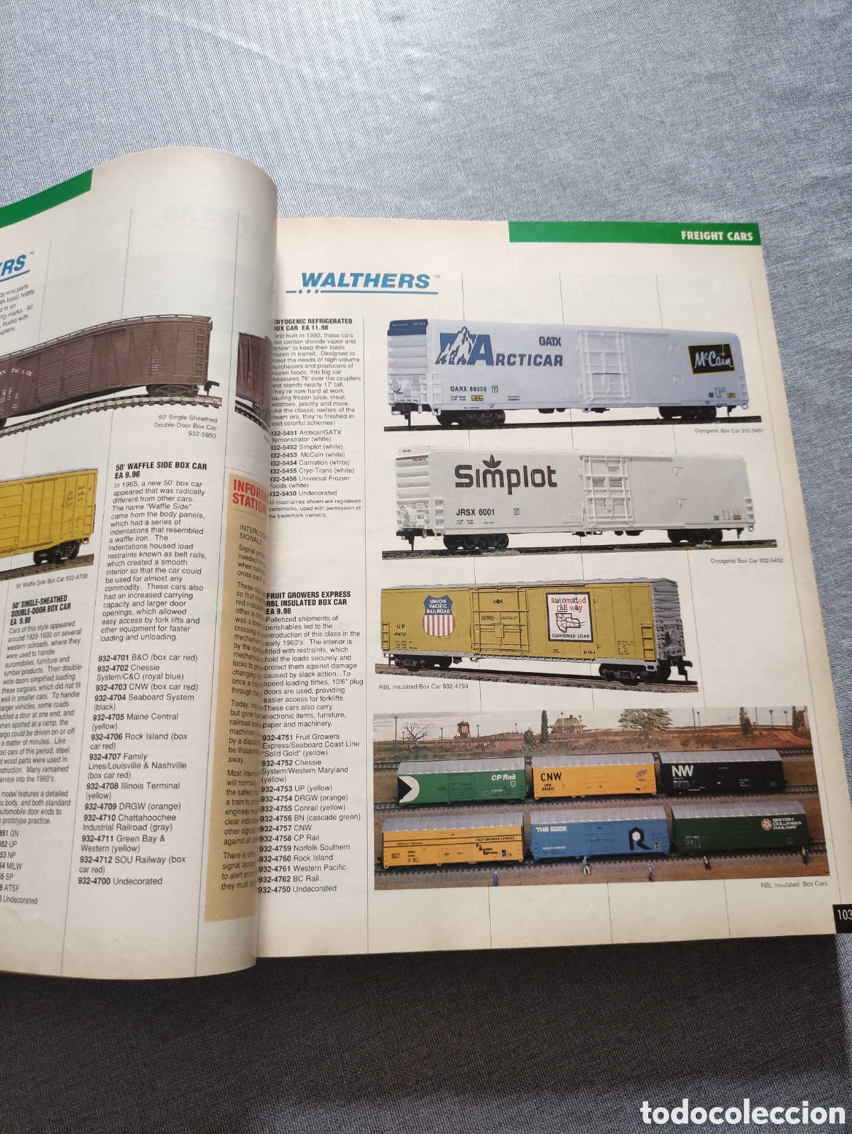 Trenes escala: H0 CAT&Aacute;LOG 1996 Walthers - Foto 7