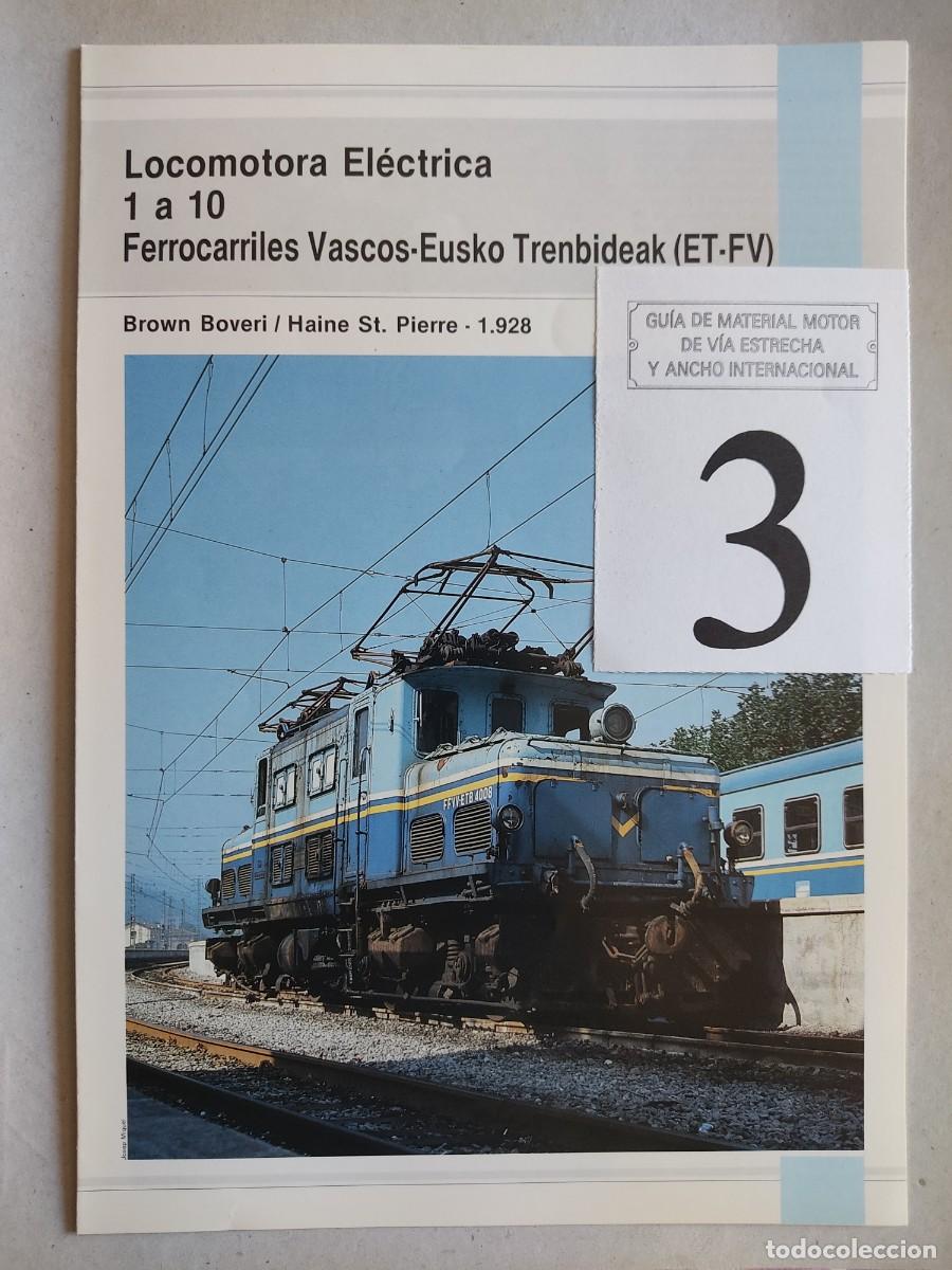 Trenes escala: GU&Iacute;A DE MATERIAL MOTOR DE V&Iacute;A ESTRECHA - Foto 3