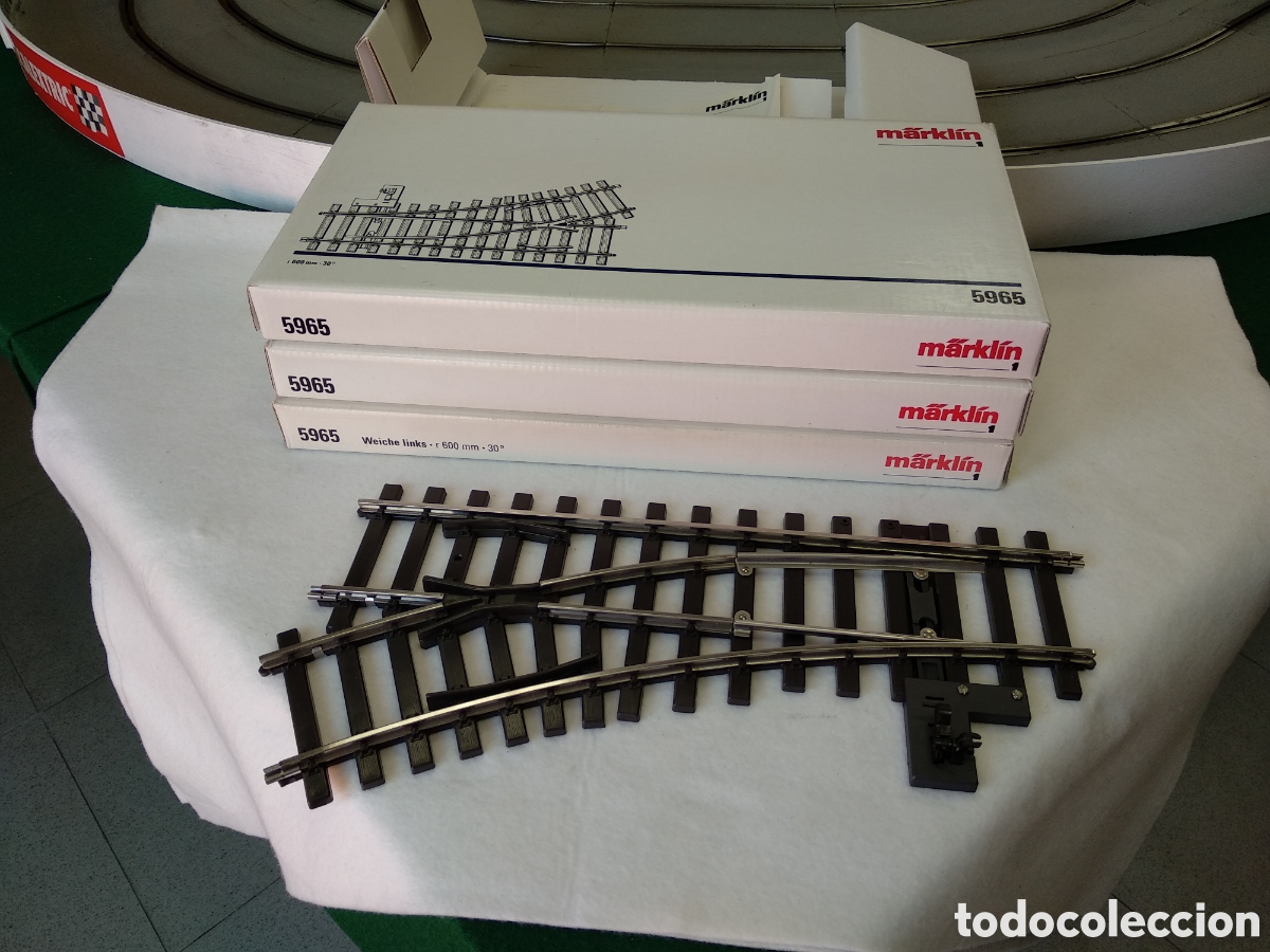 Trenes escala: Desvios izquierda M&auml;rklin, escala 1 - Foto 2