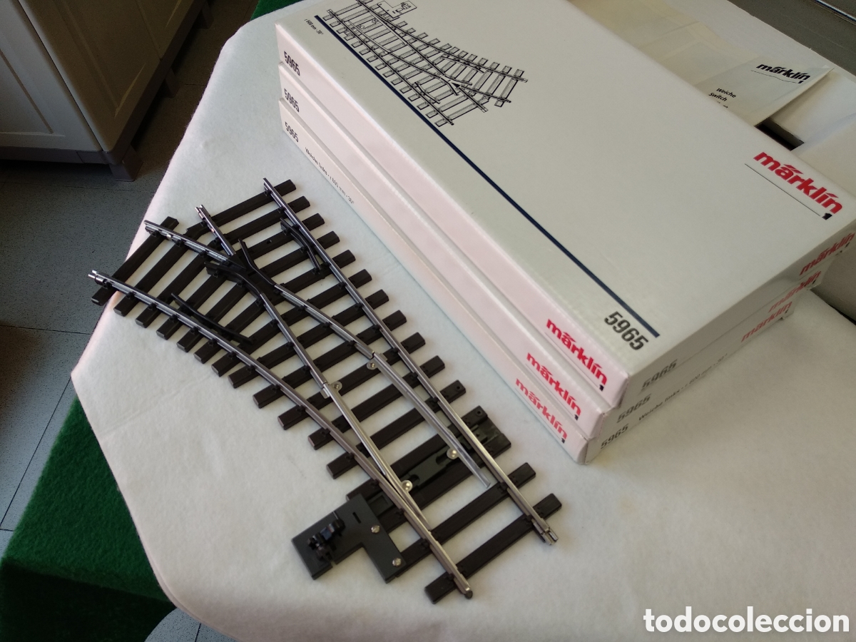 Trenes escala: Desvios izquierda M&auml;rklin, escala 1 - Foto 1