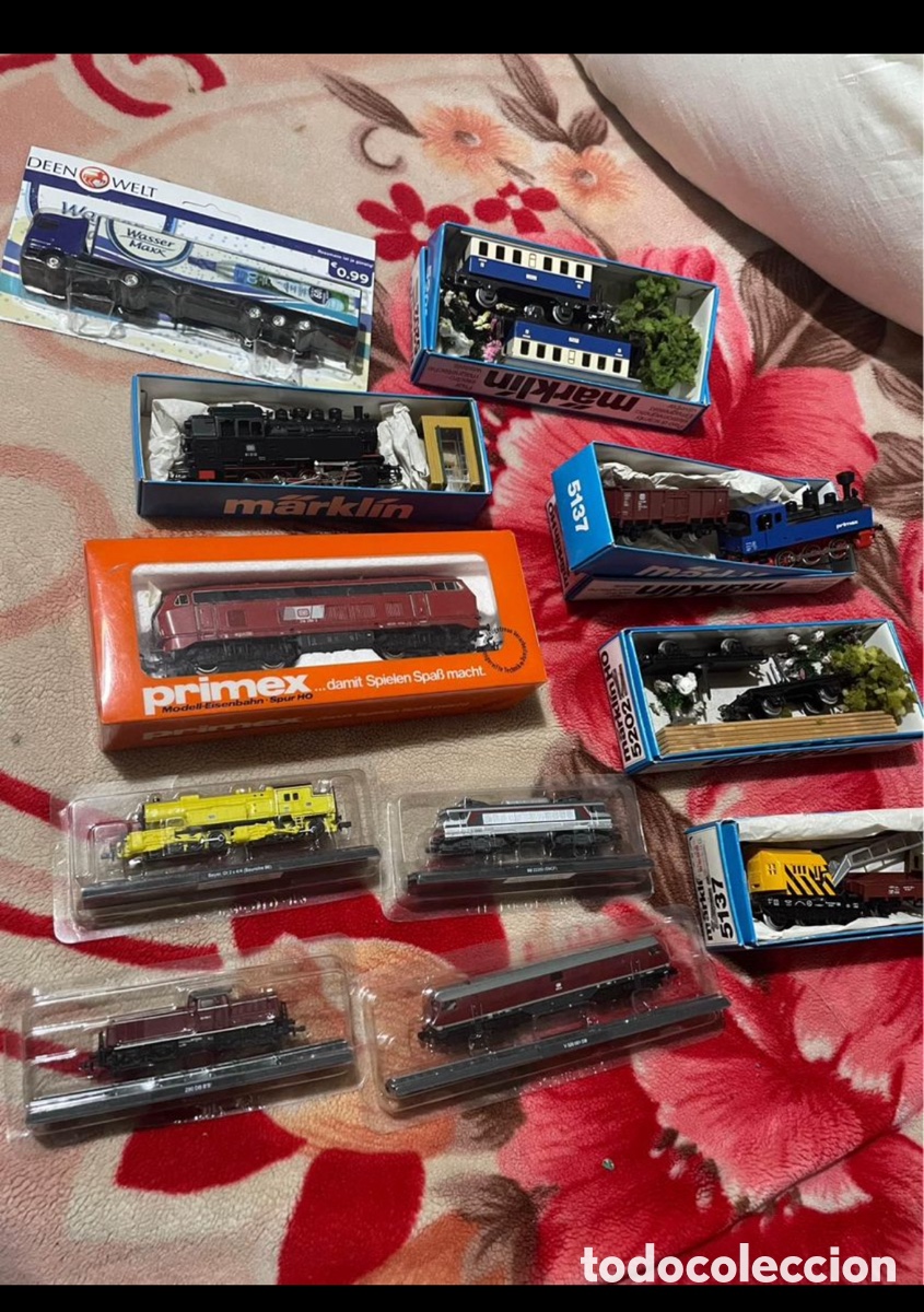 Trenes escala: Lote de trenes de juguetes - Foto 1