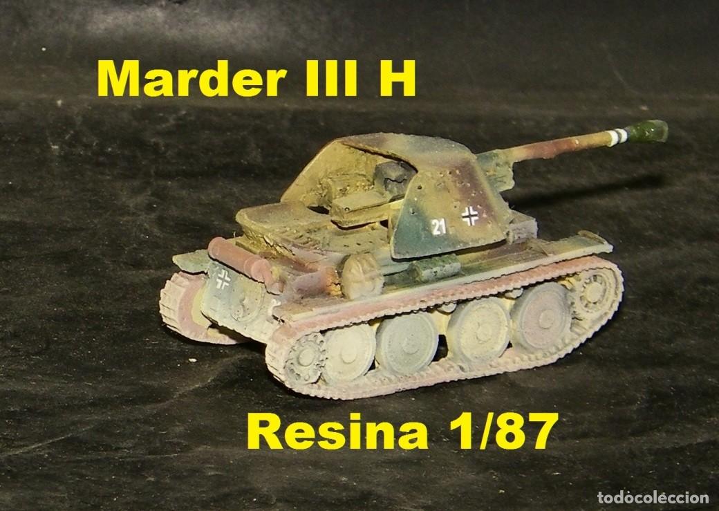 Trenes escala: Marder III H, resina 1/87 - Foto 2