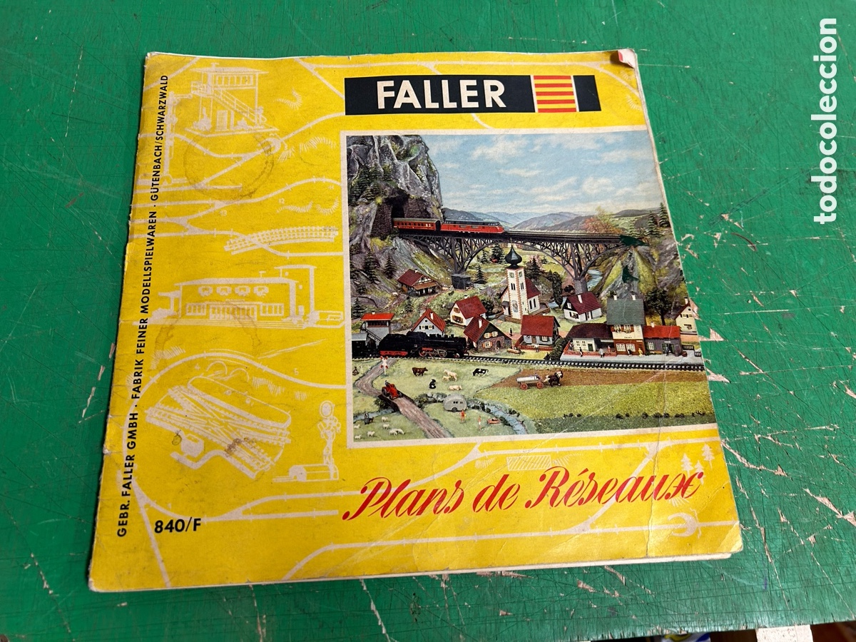 Trenes escala: FALLER CAT&Aacute;LOGO EN FRANC&Eacute;S A&Ntilde;OS 60 - Foto 1