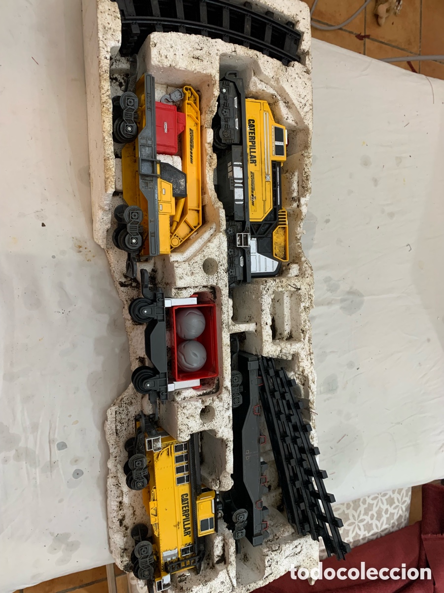 Trenes escala: M&aacute;quina de tren a pilas - Foto 4