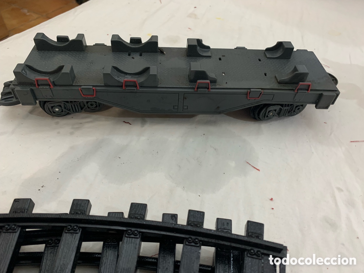 Trenes escala: M&aacute;quina de tren a pilas - Foto 11