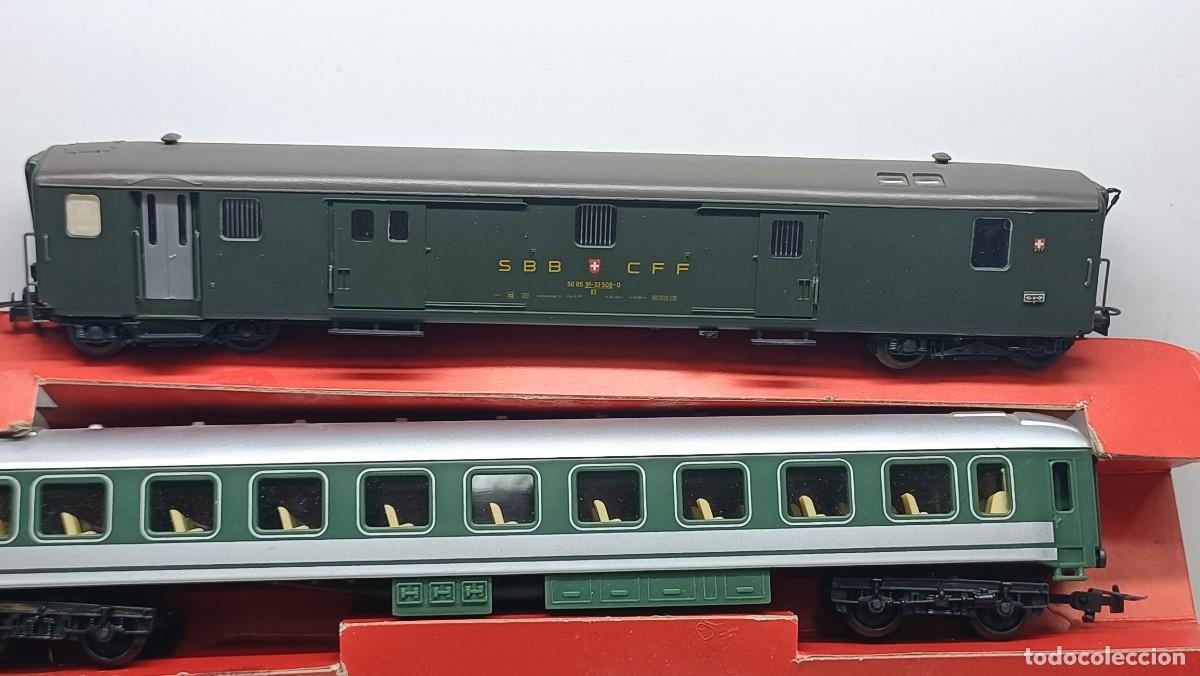 Trenes escala: LILIPUT VAGON H0 SBB CFF ( 2 VAGONES ) - Foto 2