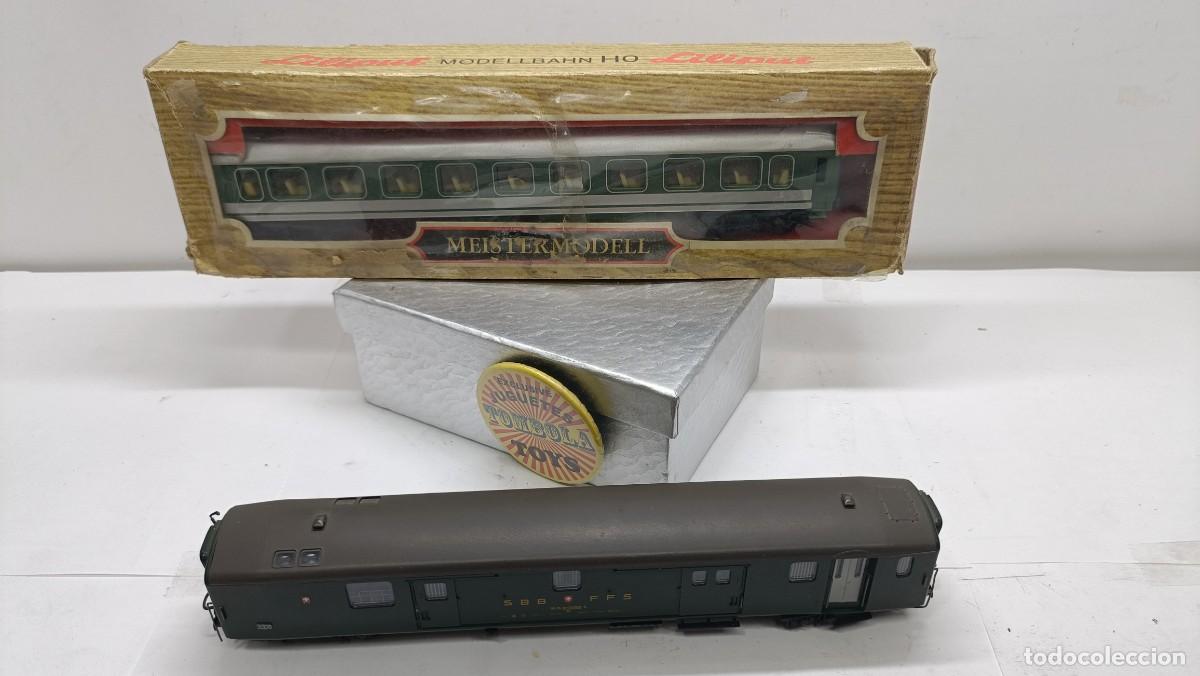 Trenes escala: LILIPUT VAGON H0 SBB CFF ( 2 VAGONES ) - Foto 10