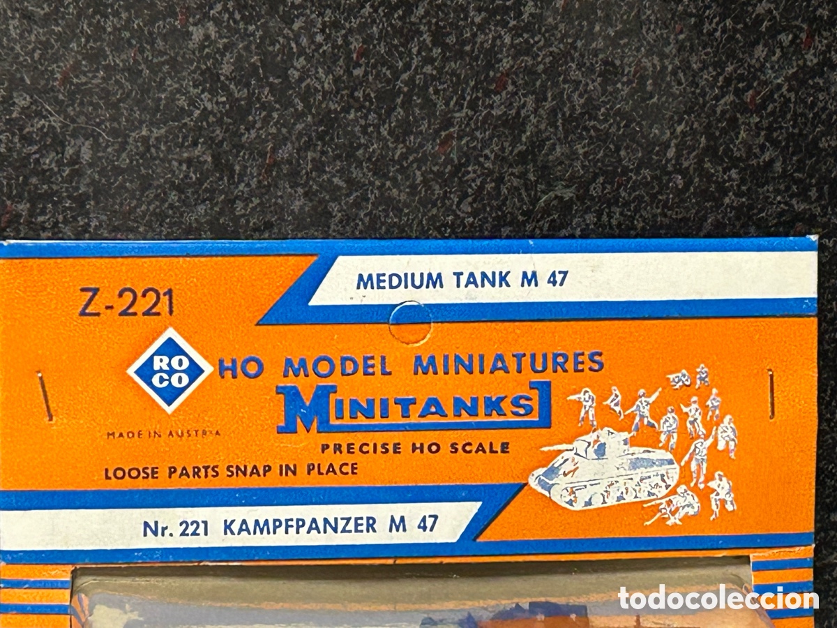 Trenes escala: MINITANKS HO MINITURAS KAMPFPANZER M 47 - Foto 3