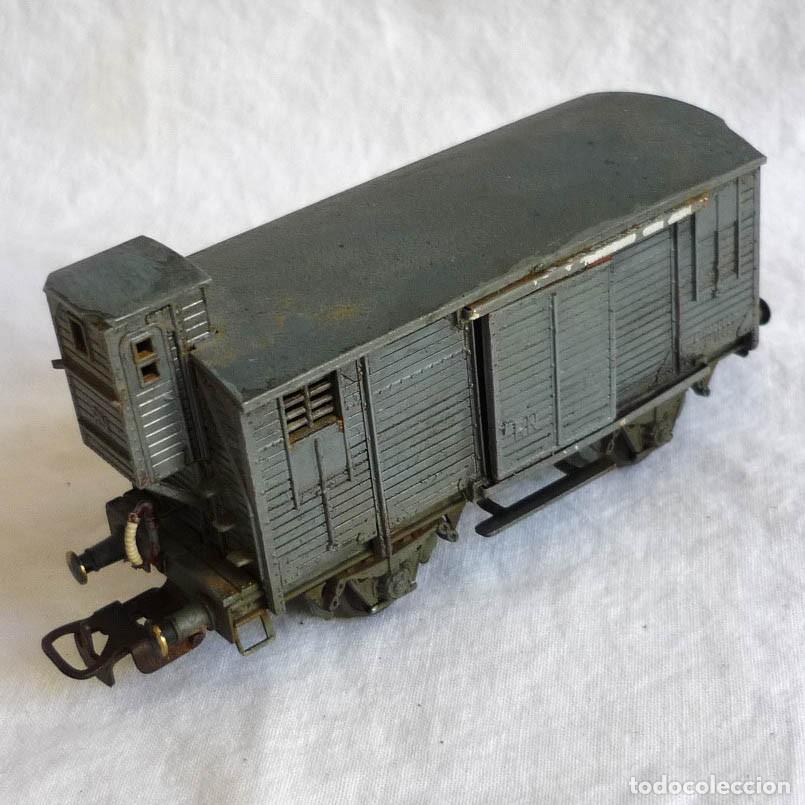 Trenes escala: Vag&oacute;n de mercanc&iacute;as escala H0 - Foto 1