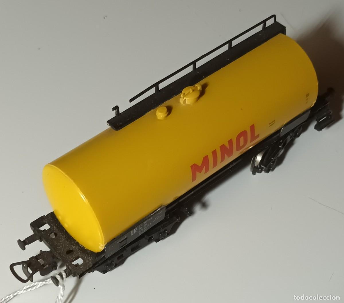 Trenes escala: H0 - VAGON CISTERNA MINOL - Foto 2