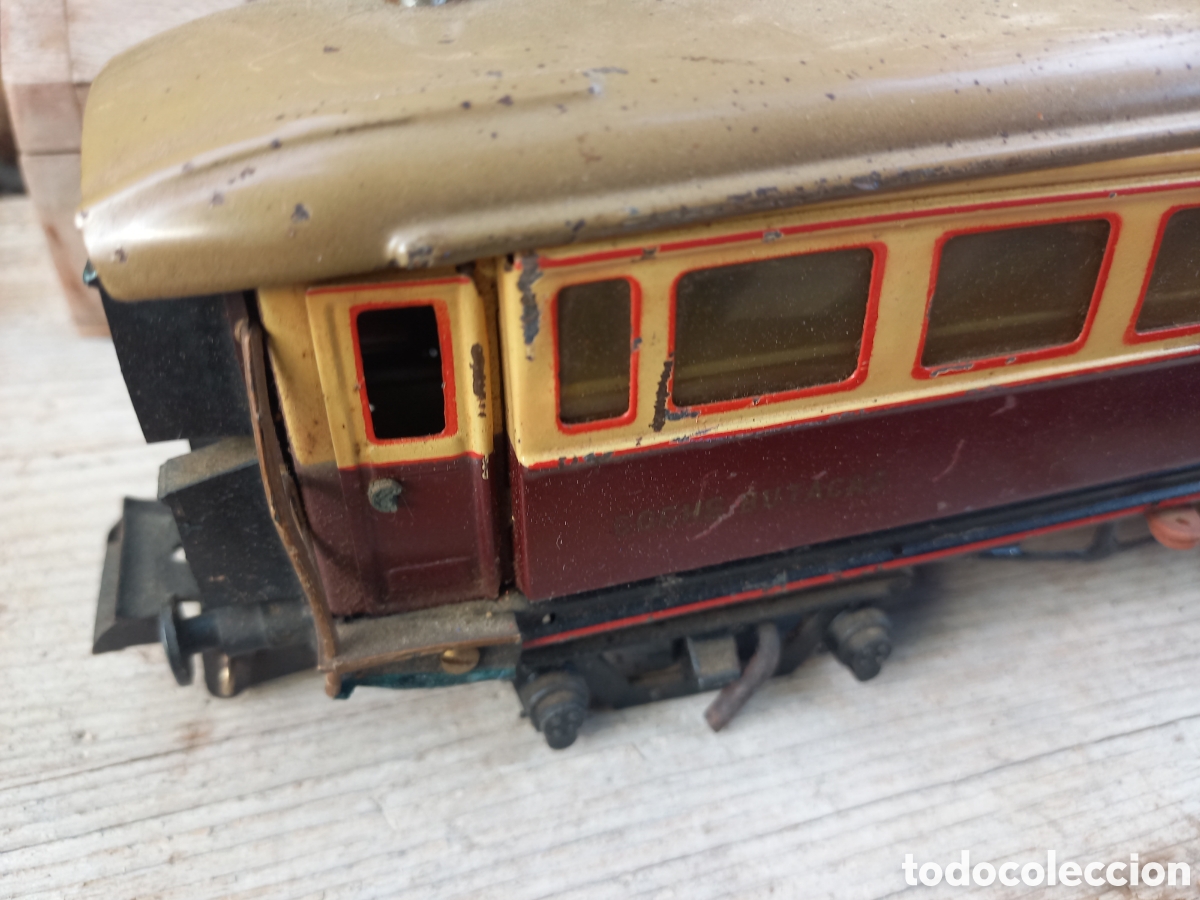Trenes escala: Tren Vagon paya coche butacas antiguo tren ferrocarril para restaurar PH 1372