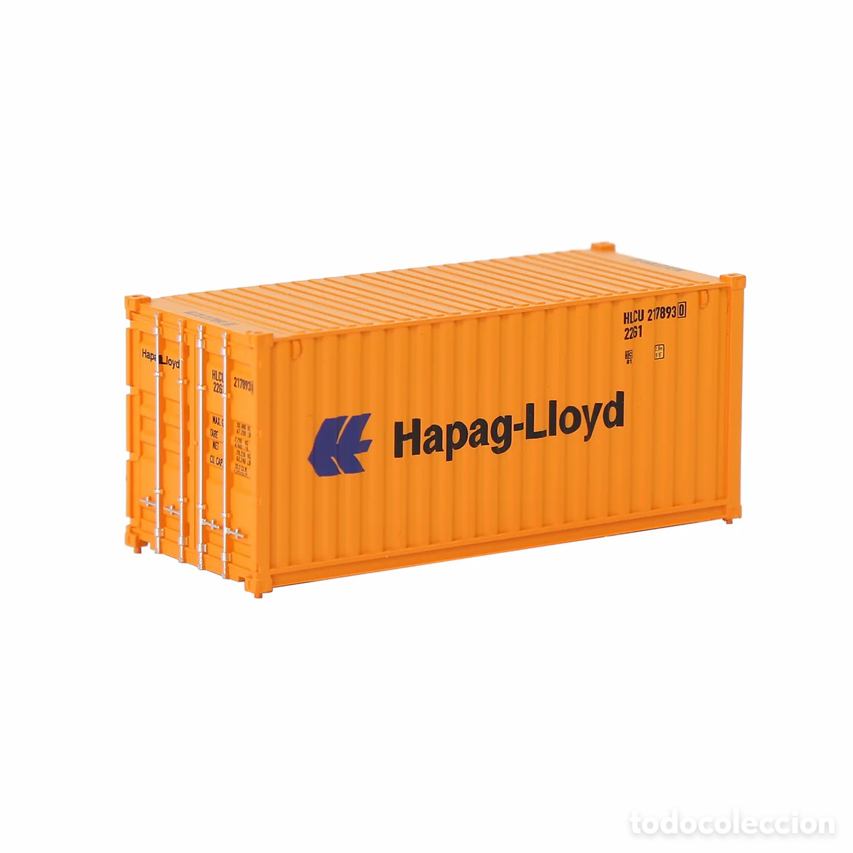 Trenes escala: Contenedor HO 20&acute; Corrugado HAPAG-LLOYD - Foto 1