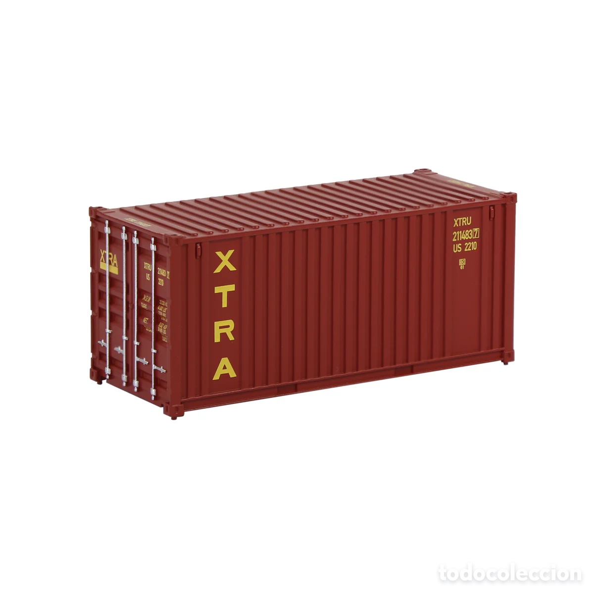 Trenes escala: Contenedor HO 20&acute; Corrugado XTRA - Foto 1