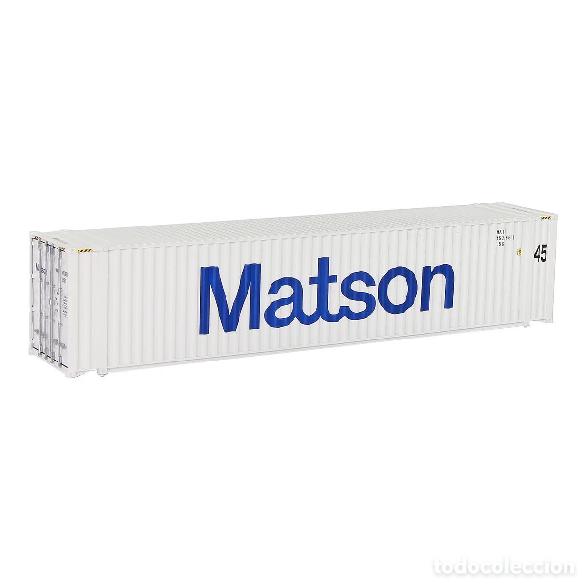 Trenes escala: Contenedor HO 45&acute; Corrugado MATSON - Foto 1