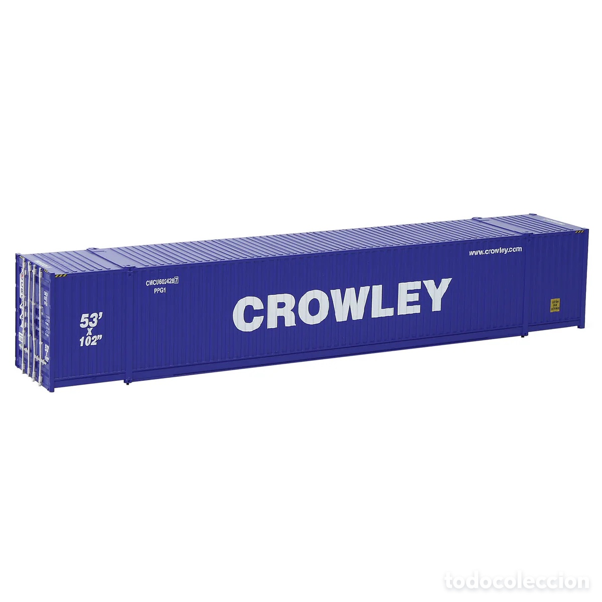 Trenes escala: Contenedor HO 53&acute; Corrugado CROWLEY - Foto 1
