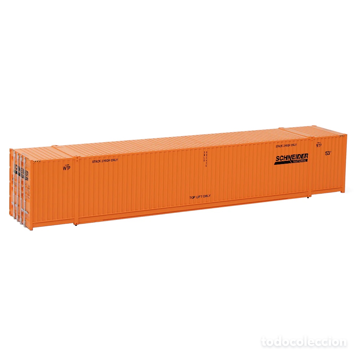 Trenes escala: Contenedor HO 53&acute; Corrugado SCHNEIDER - Foto 1